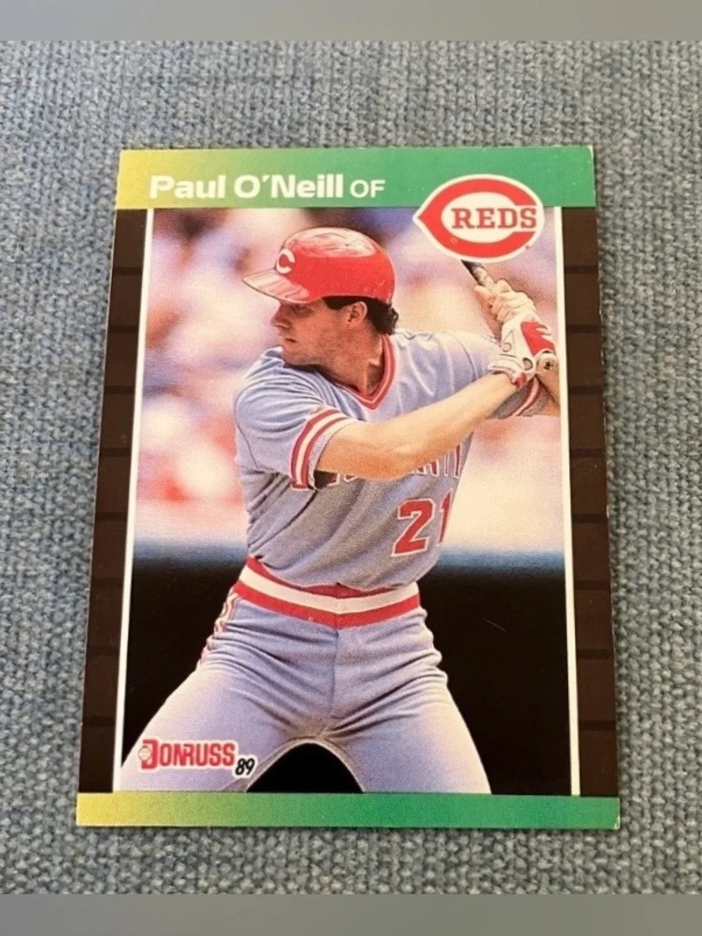 1989 Donruss Cincinnati Reds Baseball Card Trading Card